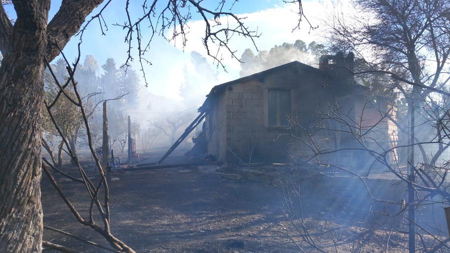 Vasto incendio a Siniscola: evacuate decine di case rurali, aziende agricole in pericolo