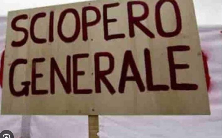Domani sciopero generale tra disagi e servizi garantiti
