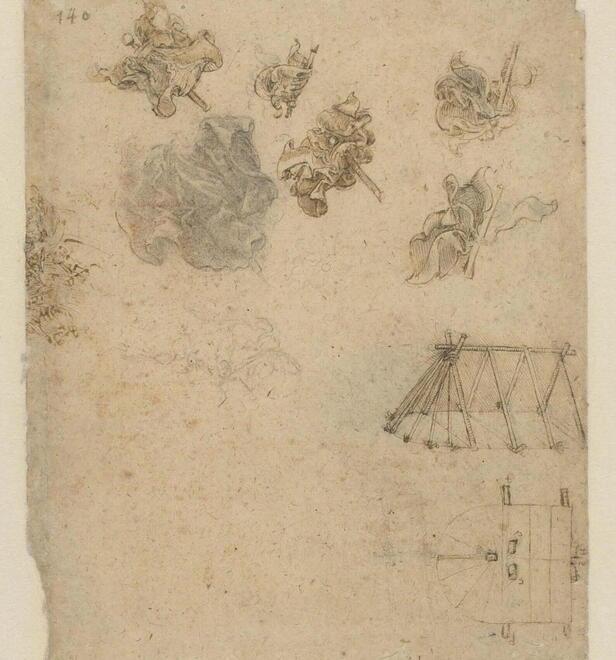 Leonardo da Vinci in mostra a Livorno: si svelano i disegni che arriveranno<br>
