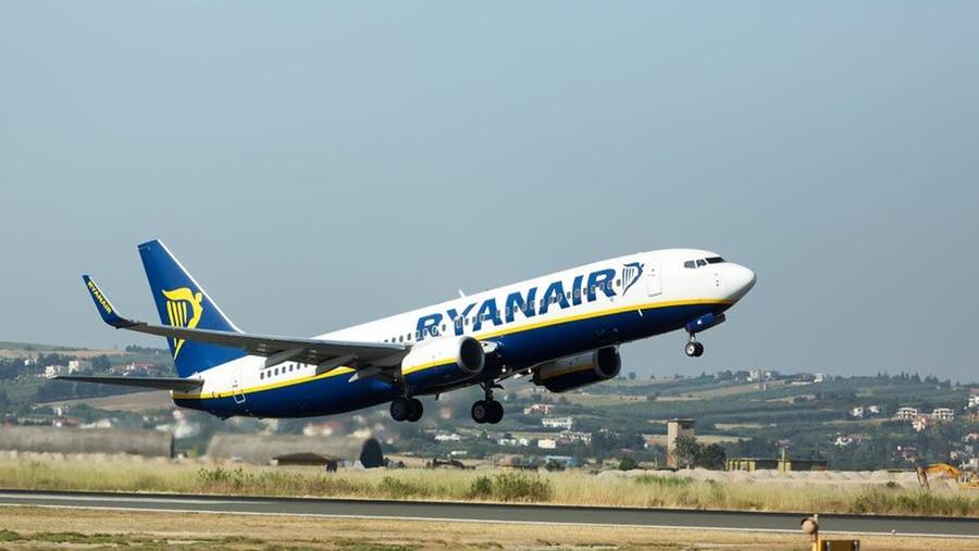 Un aereo Raynair
