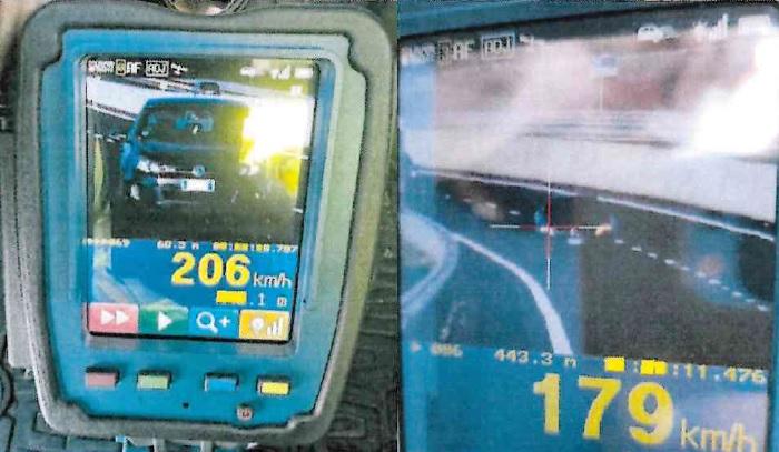 A 206 km all’ora sulla Sassari-Olbia: fermato dalla polizia stradale