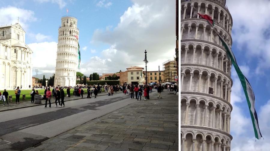 
	Palestina: la bandiera sulla Torre di Pisa


