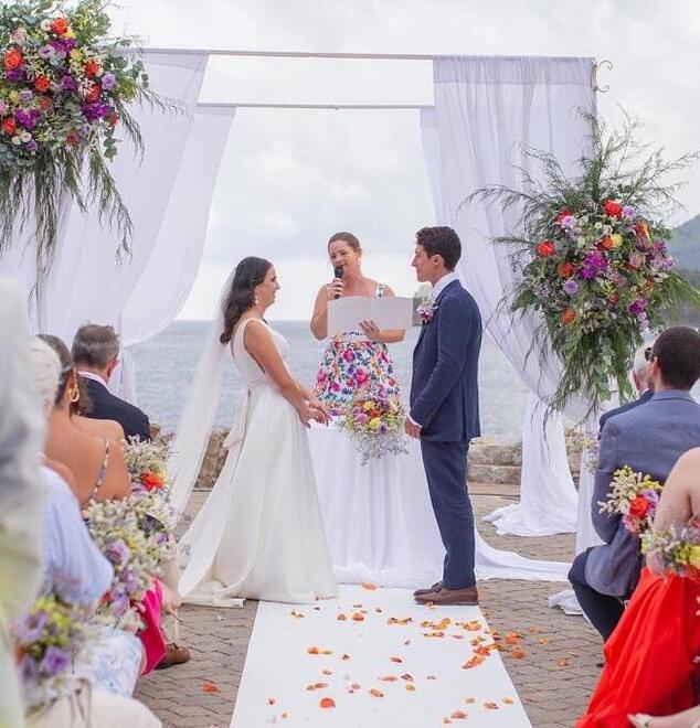 Un matrimonio celebrato all’isola d’Elba