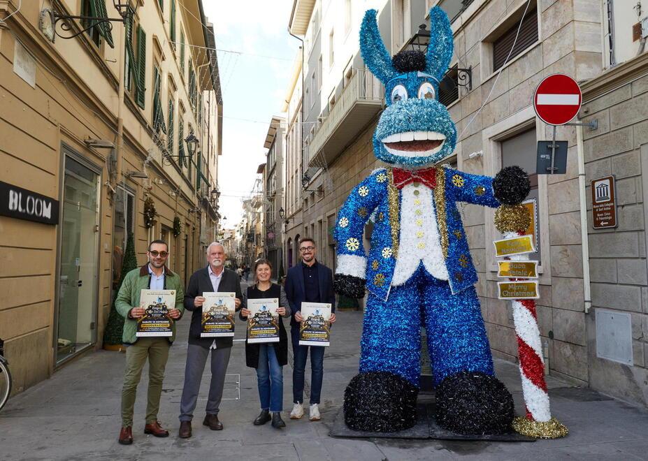 La presentazione dell’edizione 2023 della kermesse con l’installazione di Empolino