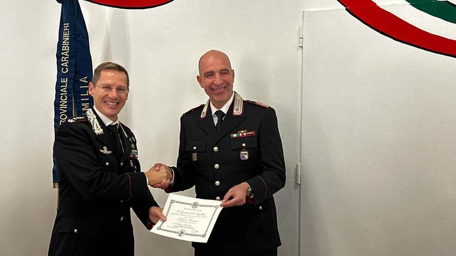 Reggio Emilia, medaglia Mauriziana al luogotenente dei carabinieri Antonio Pirisi