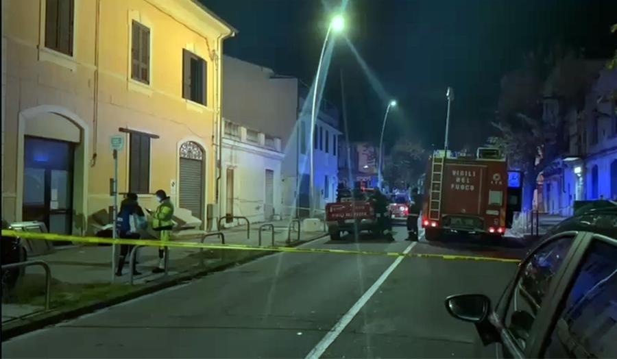 
	Pontedera, la zona dove &egrave; avvenuta l'esplosione&nbsp;(foto Franco Silvi)

