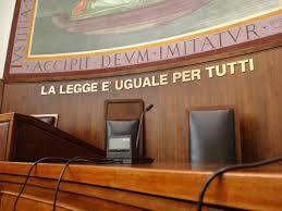 Aula di tribunale (foto d'archivio)