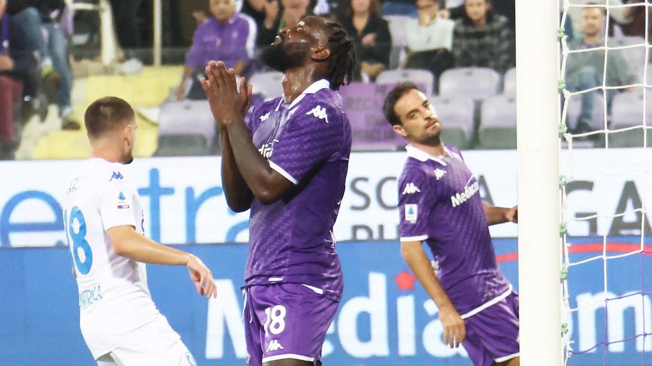 M'Bala Nzola dopo aver fallito un gol