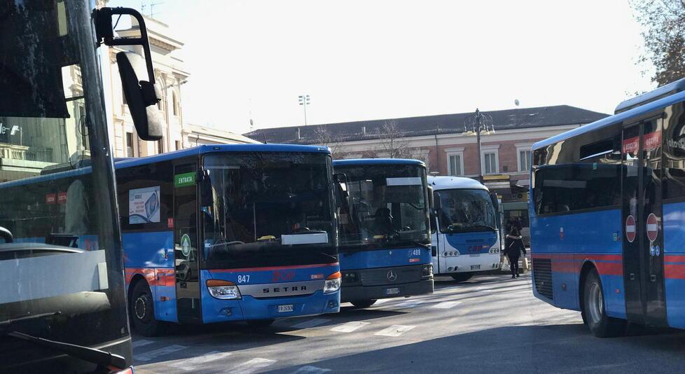 La stazione dei bus di Prato