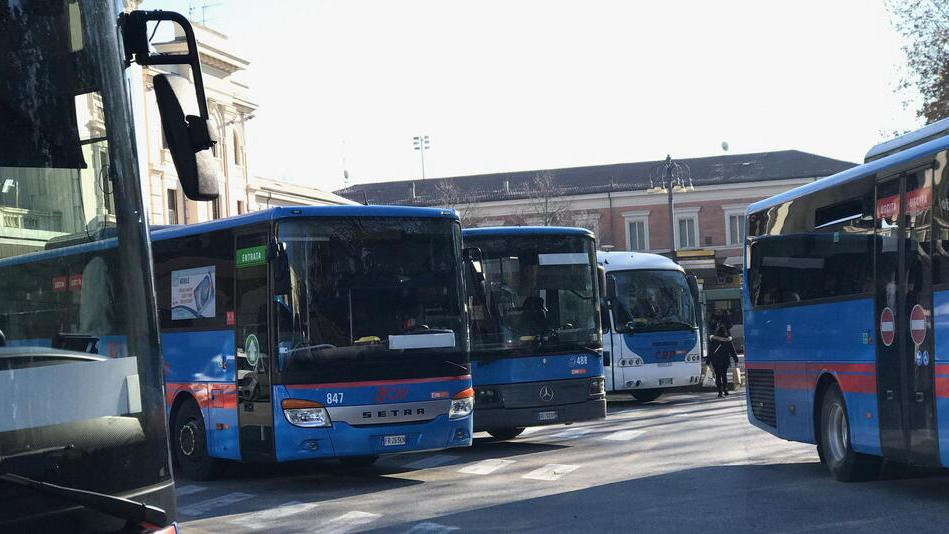La stazione dei bus di Prato