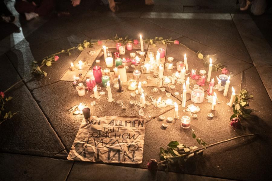 
	Un'immagine della fiaccolata per Giulia Cecchettin

