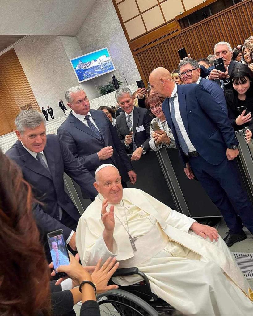 Pediatri reggiani da Papa Francesco