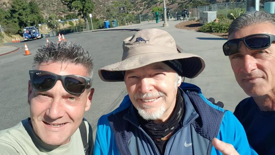 Da sinistra Gigi Pieri, Vasco Rossi e Maurizio Lupi
