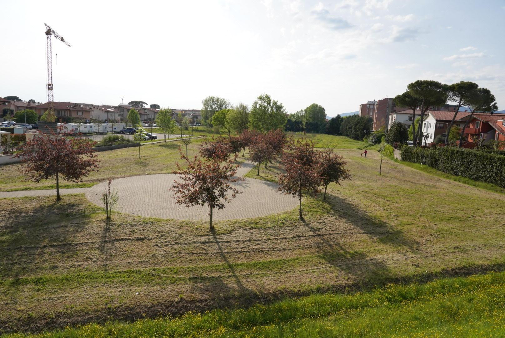 Uno spicchio del Parco Bellaria com’è oggi