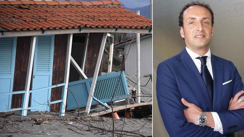 
	Le conseguenze della mareggiata al bagno Delfino di Massa e Alessandro Del Dotto ex sindaco del Comune di Camaiore e avvocato esperto di diritto amministrativo

