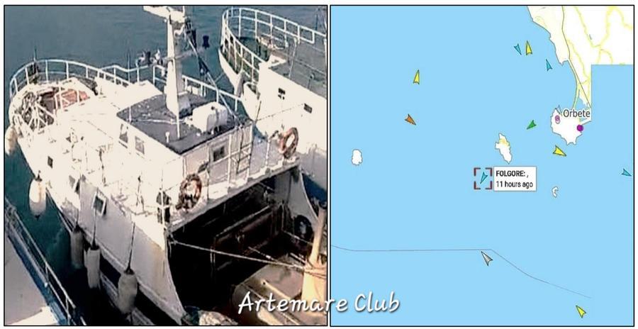 Isola del Giglio: peschereccio affonda nella notte, equipaggio salvato dalla guardia costiera