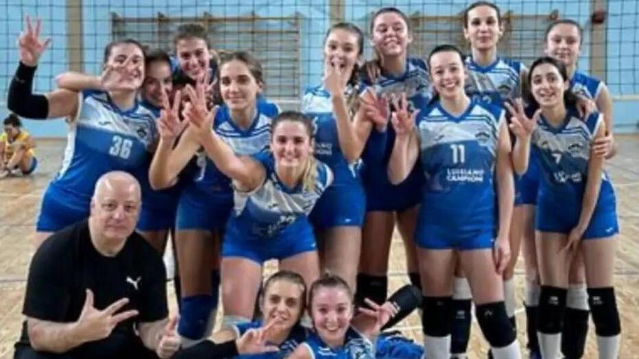 Le ragazze del Volley Pantera che hanno vinto contro il team di Colle Val d’Elsa