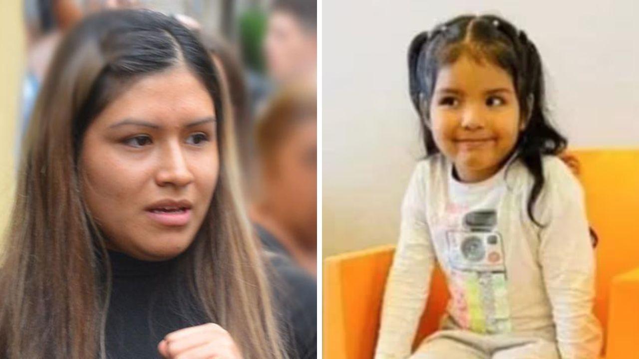 A sinistra la madre di Kata, a destra la piccola scomparsa