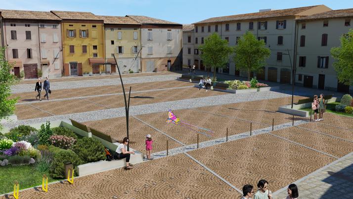Scandiano, ecco il progetto per ristrutturare piazza Fiume