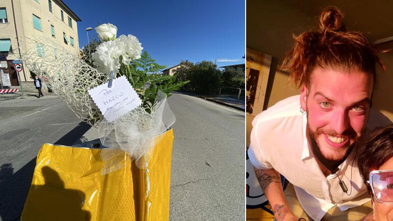 La barriera al centro del processo e Marco Del Rosso jr che perse la vita nel tragico incidente