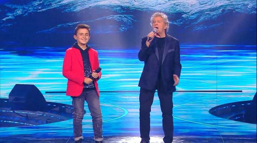 Andrea Urru, un giovane cantante sardo nello show di Gerry Scotti