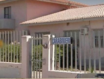 La caserma dei carabinieri di Castelsardo
