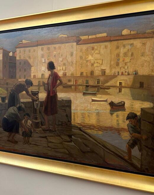Da Natali a Madiai: a Livorno "La rappresentazione della città" si fa arte: la grande mostra in banca<br>
