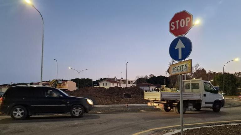 La rotatoria di via Senese