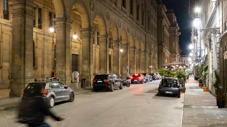 Firenze, un tratto di via Pellicceria