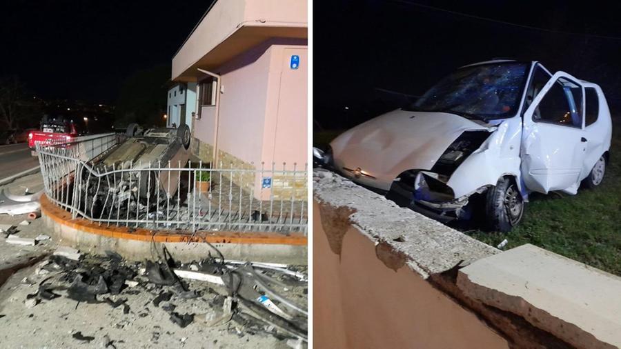 
	Le due auto coinvolte nell'incidente


