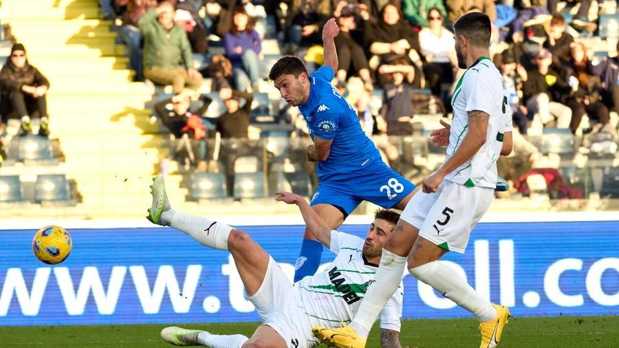 L’Empoli sulle montagne russe: al Castellani passa il Sassuolo dopo una girandola di gol