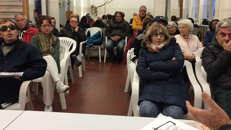 I cittadini che hanno partecipato all’incontro di sabato a Quercianella