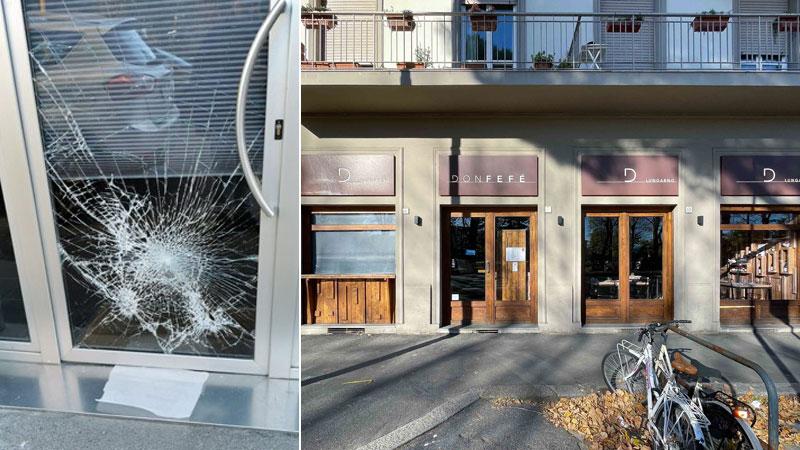 La pizzeria di lungarno Colombo: dopo aver spaccato la porta a vetri, un malvivente ha rubato 800 euro