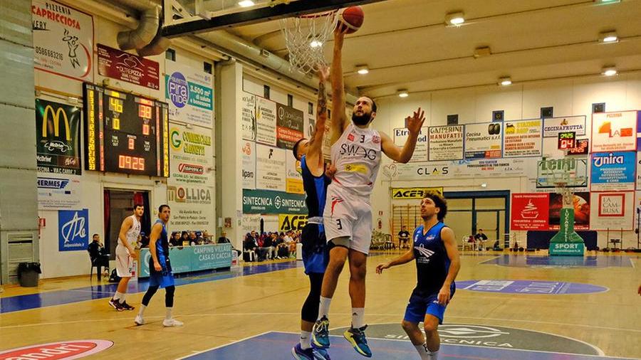 Un’azione del playmaker Bruni