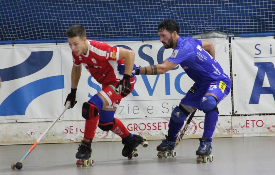 
	Max Thiel, il giocatore tedesco autore di due reti per il Circolo Pattinatori

