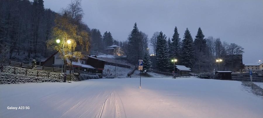
	La prima neve caduta oggi all'Abetone


