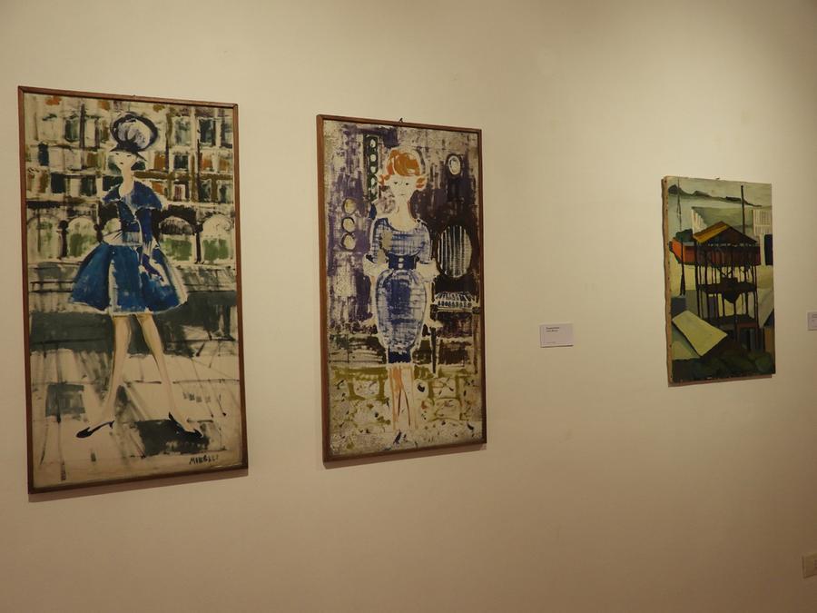 
	Alcune delle opere di Mirella Mibelli esposte al Museo Diocesano Arborense

