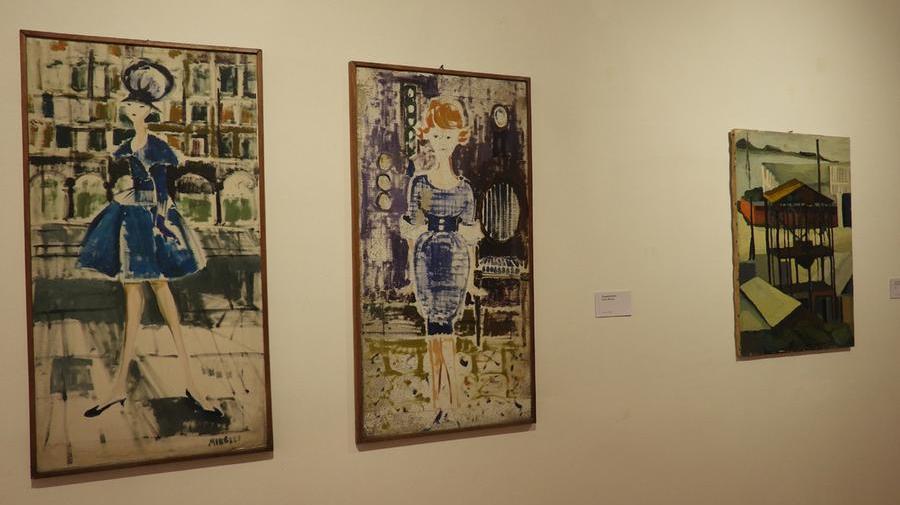 
	Alcune delle opere di Mirella Mibelli esposte al Museo Diocesano Arborense

