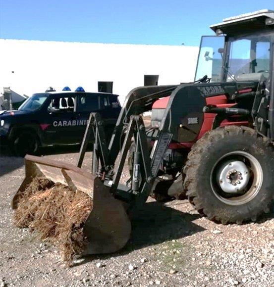 Ozieri, trattore rubato al Comune di Lula un mese fa trovato all’interno di un’azienda agricola
