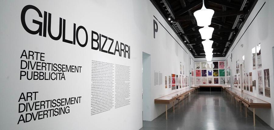 Il genio di Giulio Bizzarri ai Musei tra arte, divertissement, pubblicità