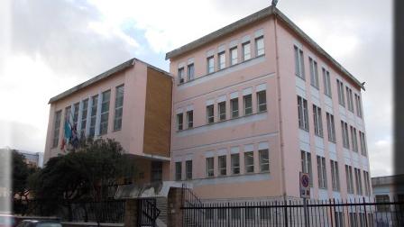 Sassari la storica sede del Liceo "Spano" in via Montegrappa