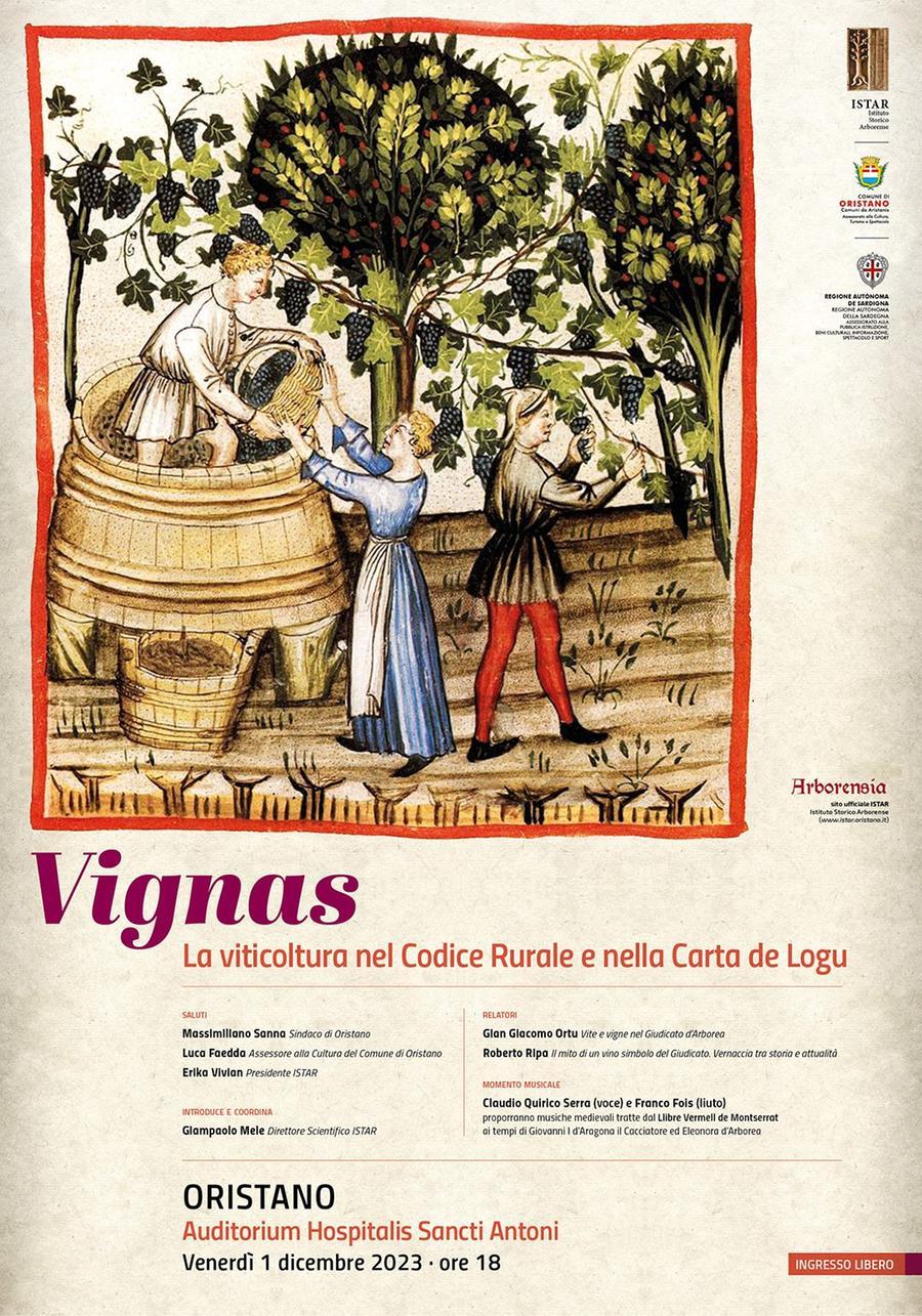 
	La locandina dell'evento Vignas

