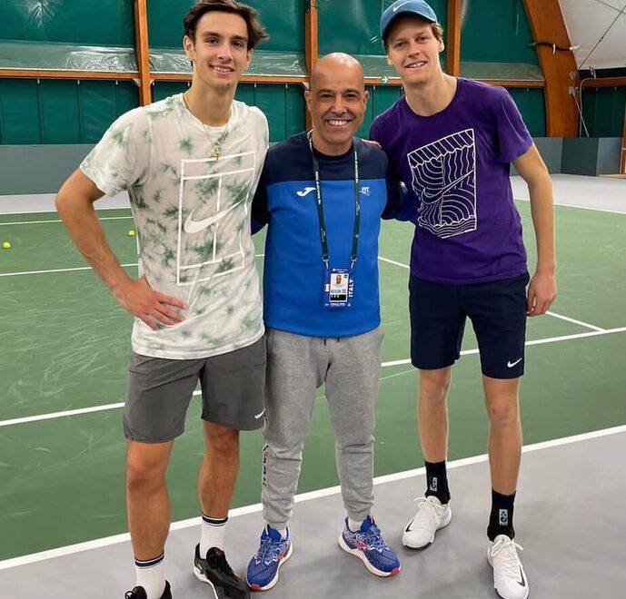 
	Jambo Melis con Musetti e Sinner

