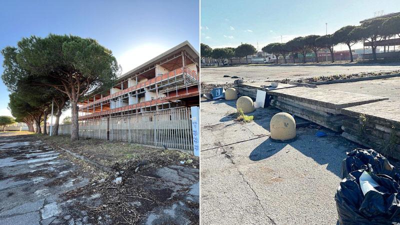 L’ingresso dell’area ex Trw (foto Franco Silvi)