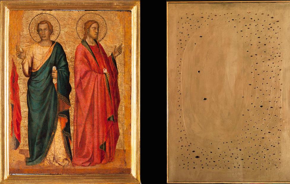 Giotto e Fontana dentro un cielo d’oro, al Man esposizioni da non perdere