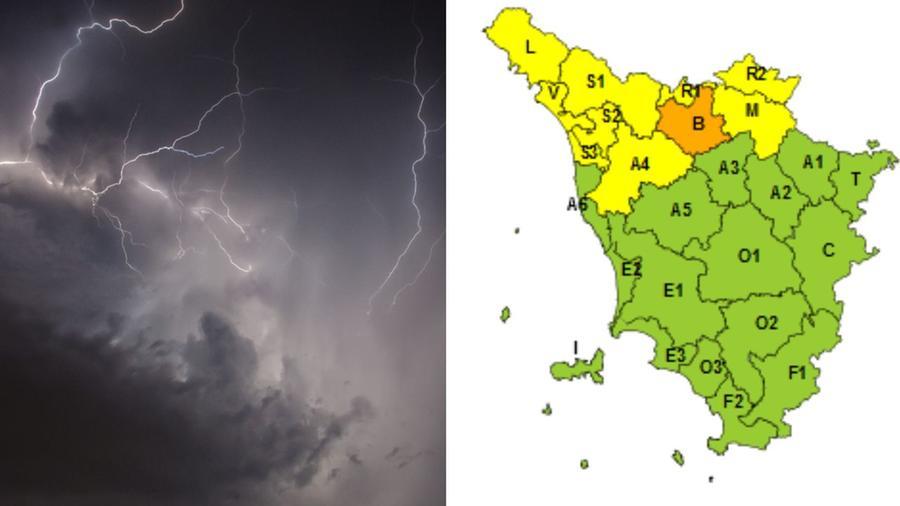 Maltempo in Toscana, allerta arancione nelle zone alluvionate