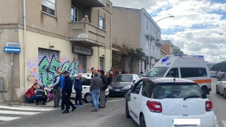 Cagliari, due donne travolte da un’auto tamponata da un’altra vettura