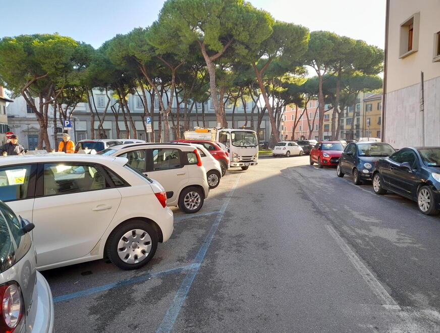 Lo slargo dove si trova l’isola ecologica