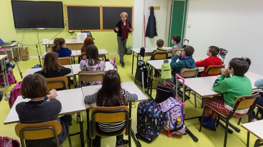Un’aula scolastica (foto di archivio)