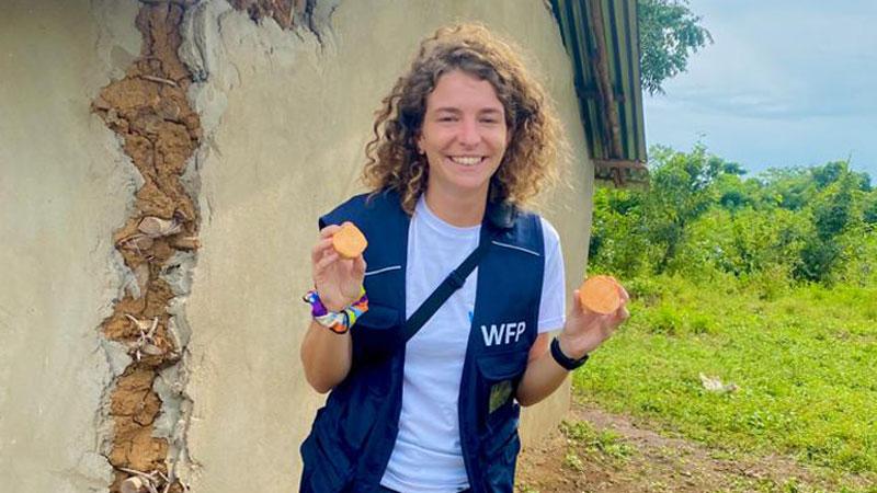 
	Chiara Ferraboschi, borsista di un&rsquo;agenzia dell&rsquo;Onu segue il programma alimentare

